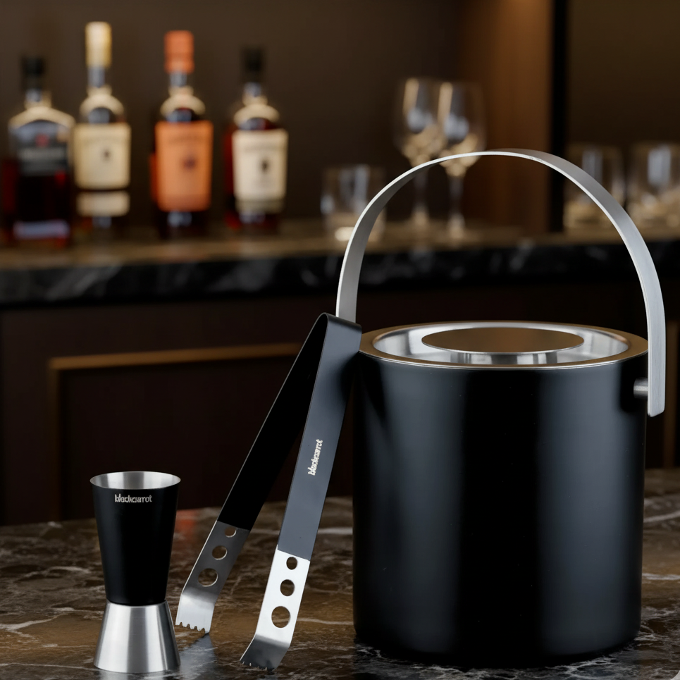 Bhai Dooj gifting ideas by BlackCarrot — elegant stainless steel bar accessories and lead-free glassware, perfect for modern Indian celebrations.