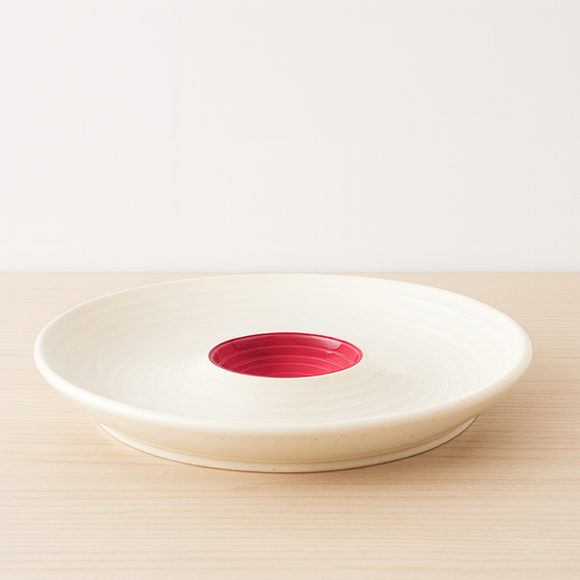 BlackCarrot Stoneware Premium Chip & Dip Platter BlackCarrot