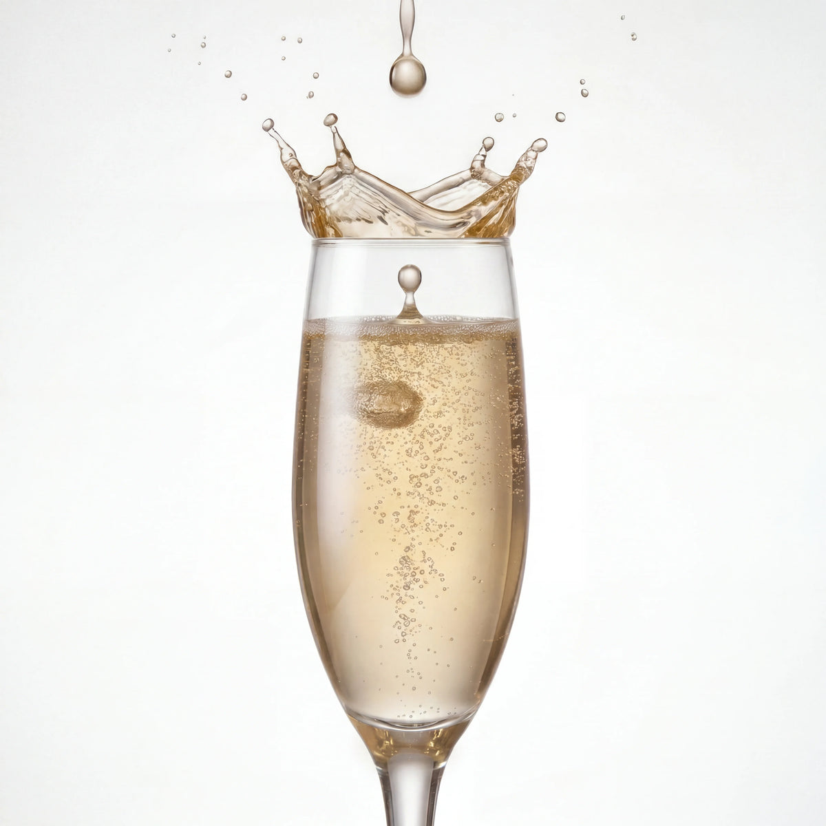 Black Carrot Golden Champagne Glass Set of 6 (170ml) - BlackCarrot