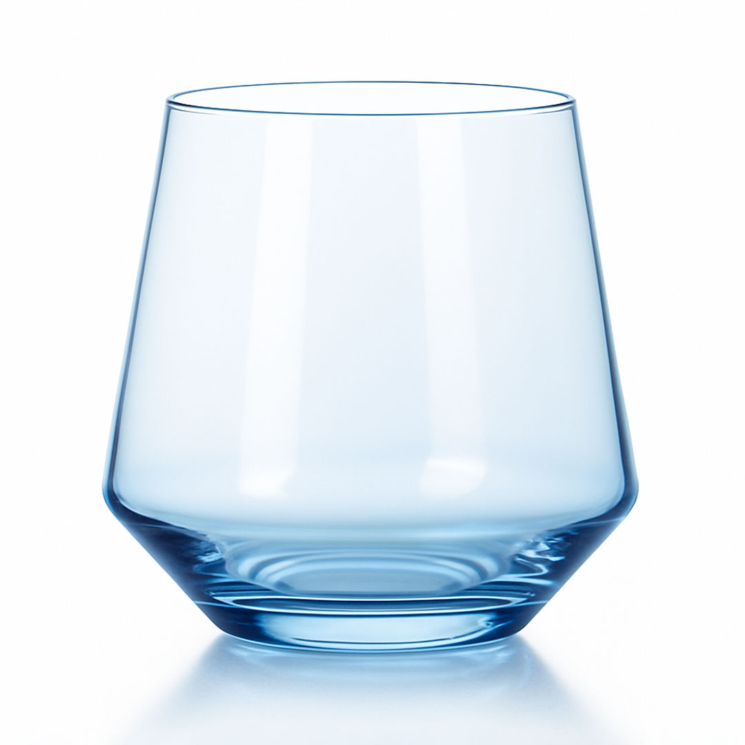 Lead Free Blue Cocktail Glass Set of 6 270ml BlackCarrot