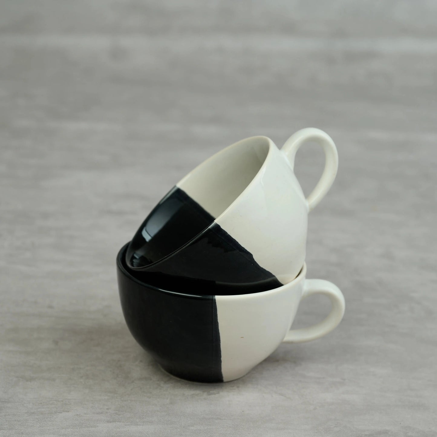 BlackCarrot's Premium Stoneware Coffee Mug Set of 2 BlackCarrot