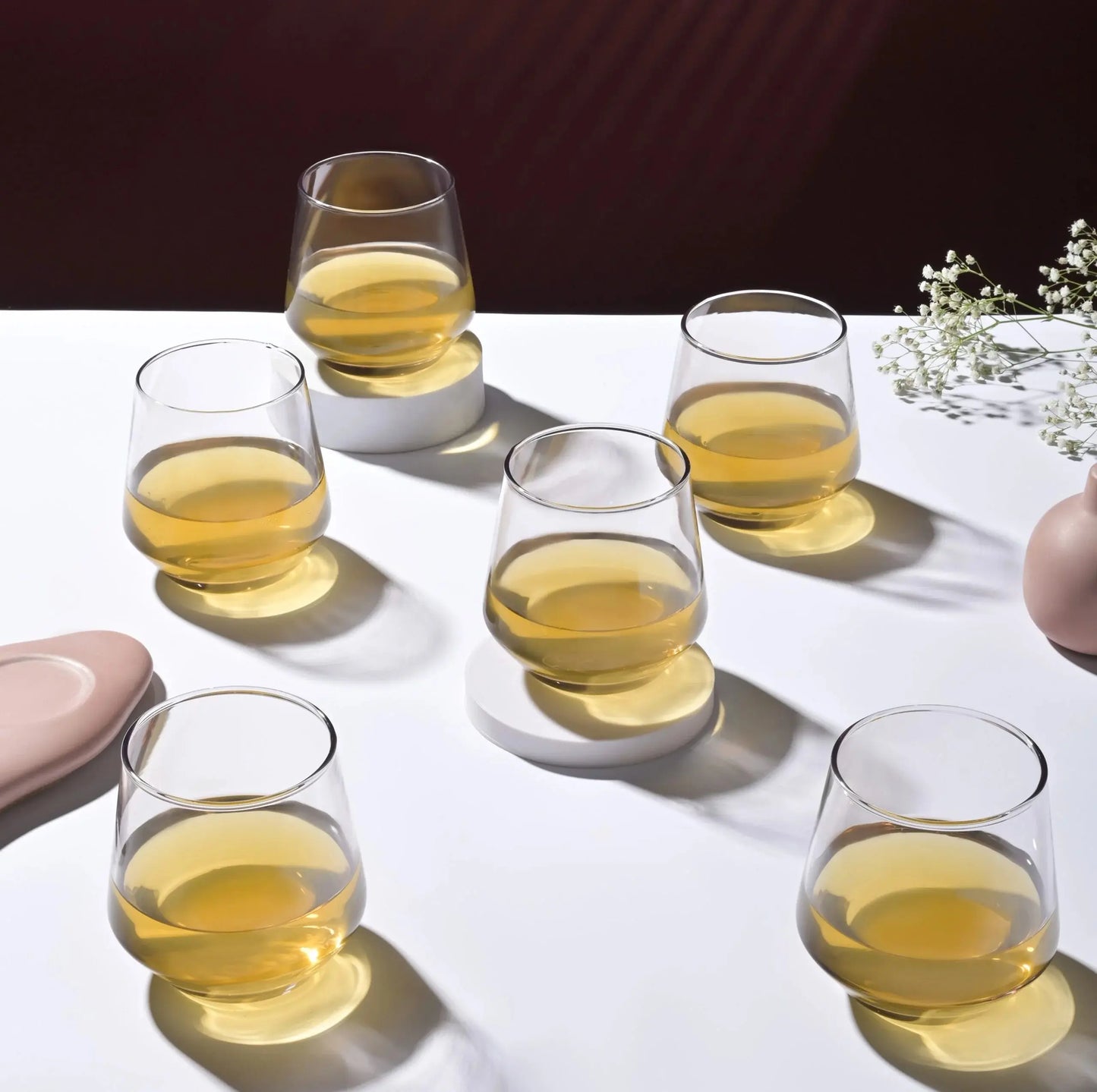 Black Whiskey Glass Set of 6 270ml BlackCarrot