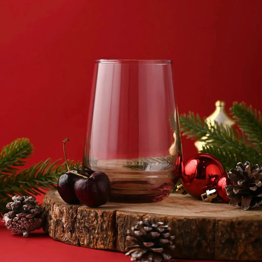 Mauve Water Glass Set of 6 390ml BlackCarrot