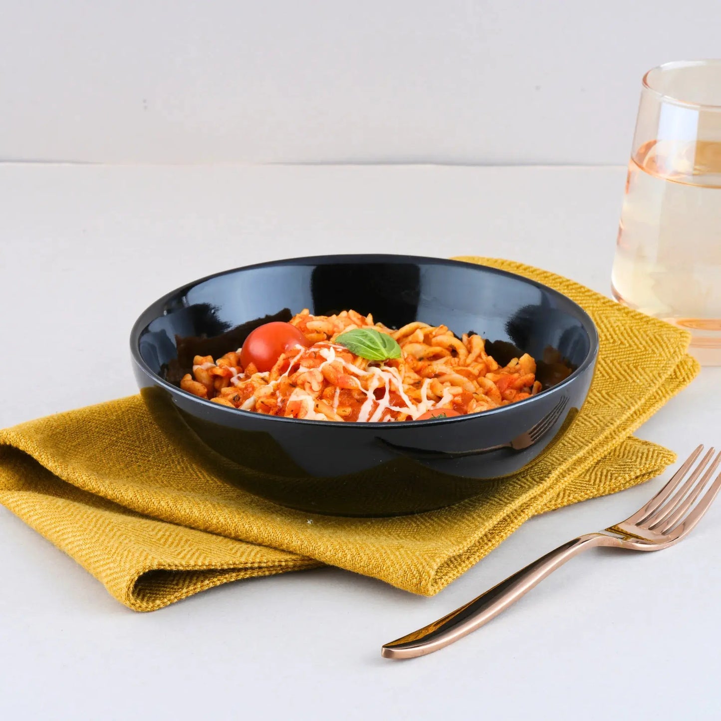 Premium Black & Red Ceramic Snack Bowl Set of 2 BlackCarrot