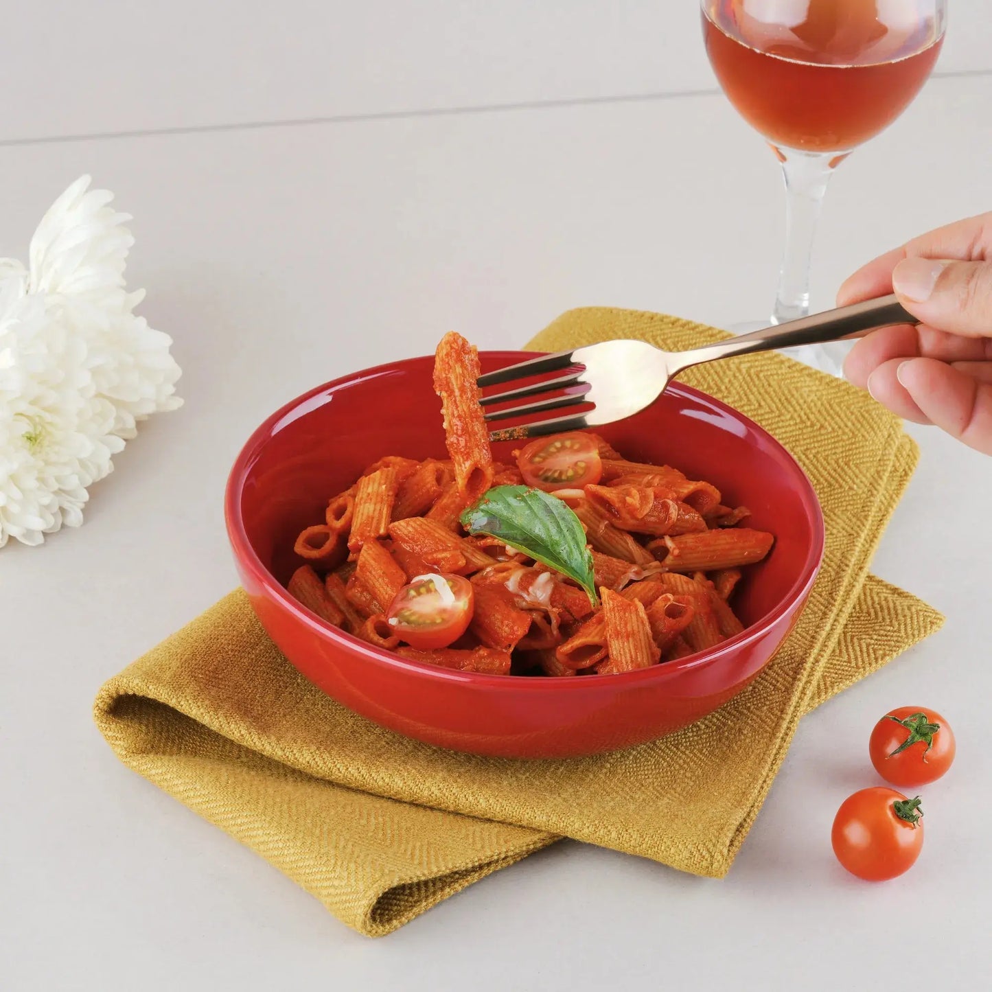 Premium Black & Red Ceramic Snack Bowl Set of 2 BlackCarrot