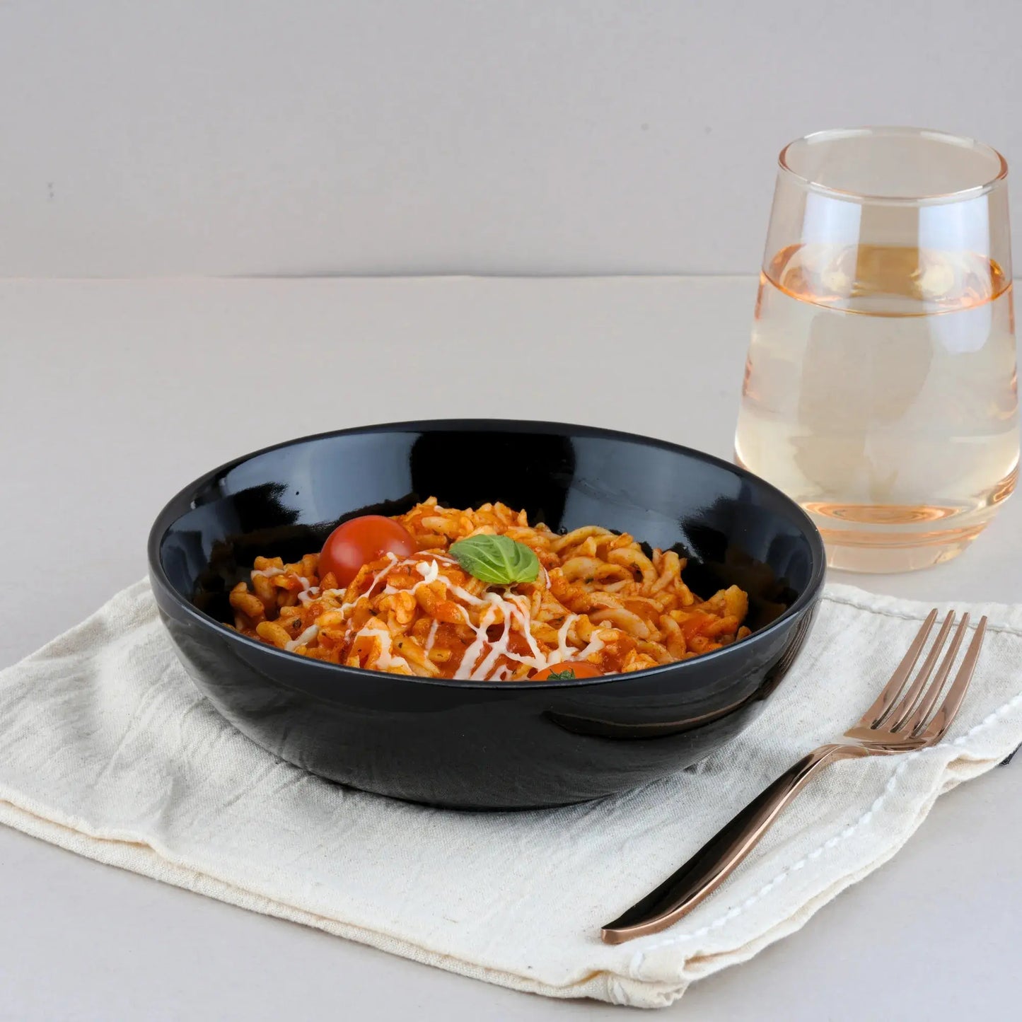 Premium White & Black Ceramic Snack Bowl Set of 2 BlackCarrot