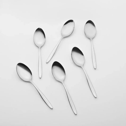 Stainless Steel Silver Cutlery Set of 20 Pcs BlackCarrot