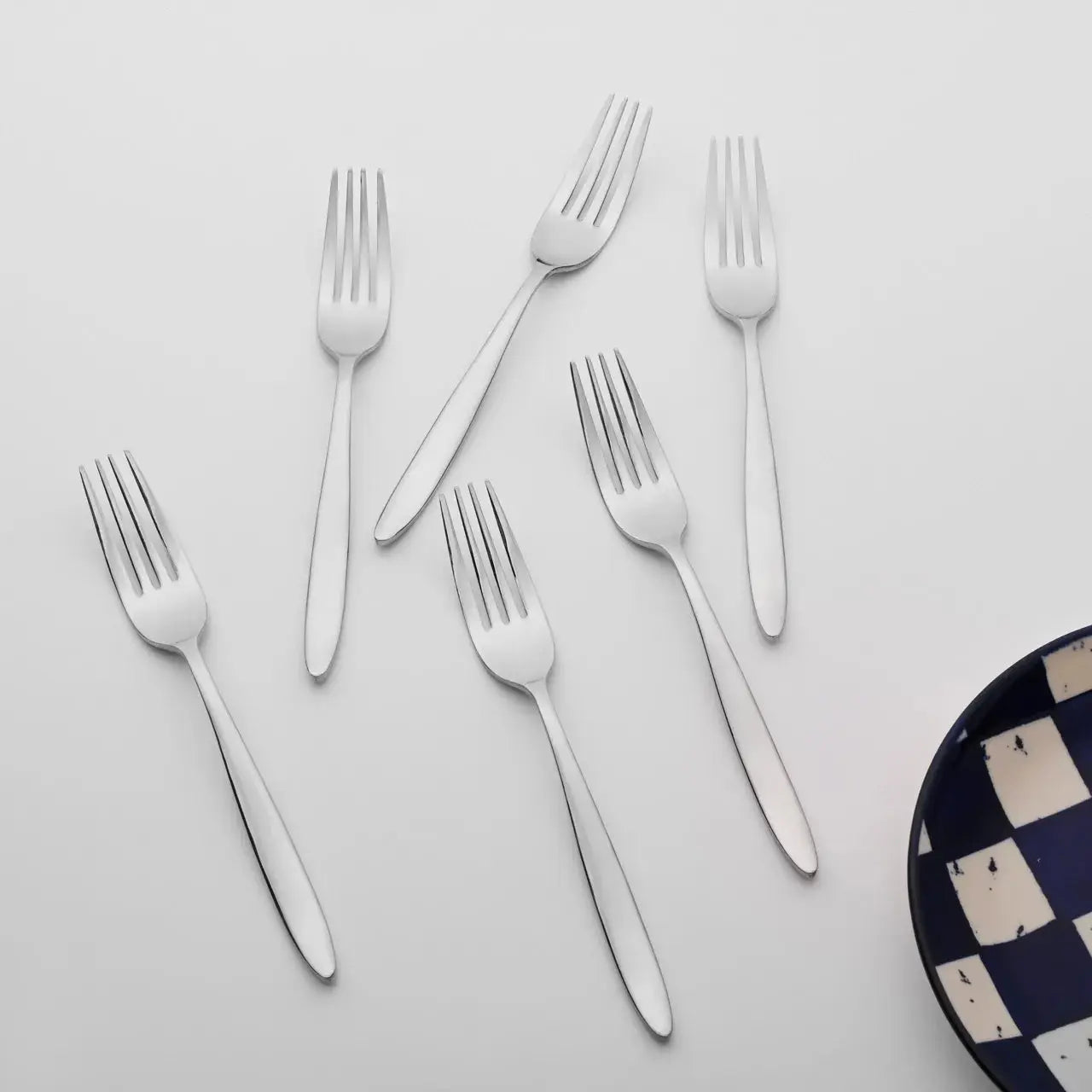 Stainless Steel Silver Cutlery Set of 20 Pcs BlackCarrot