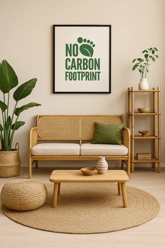sustainable home decor, vegan decor, no carbon footprint