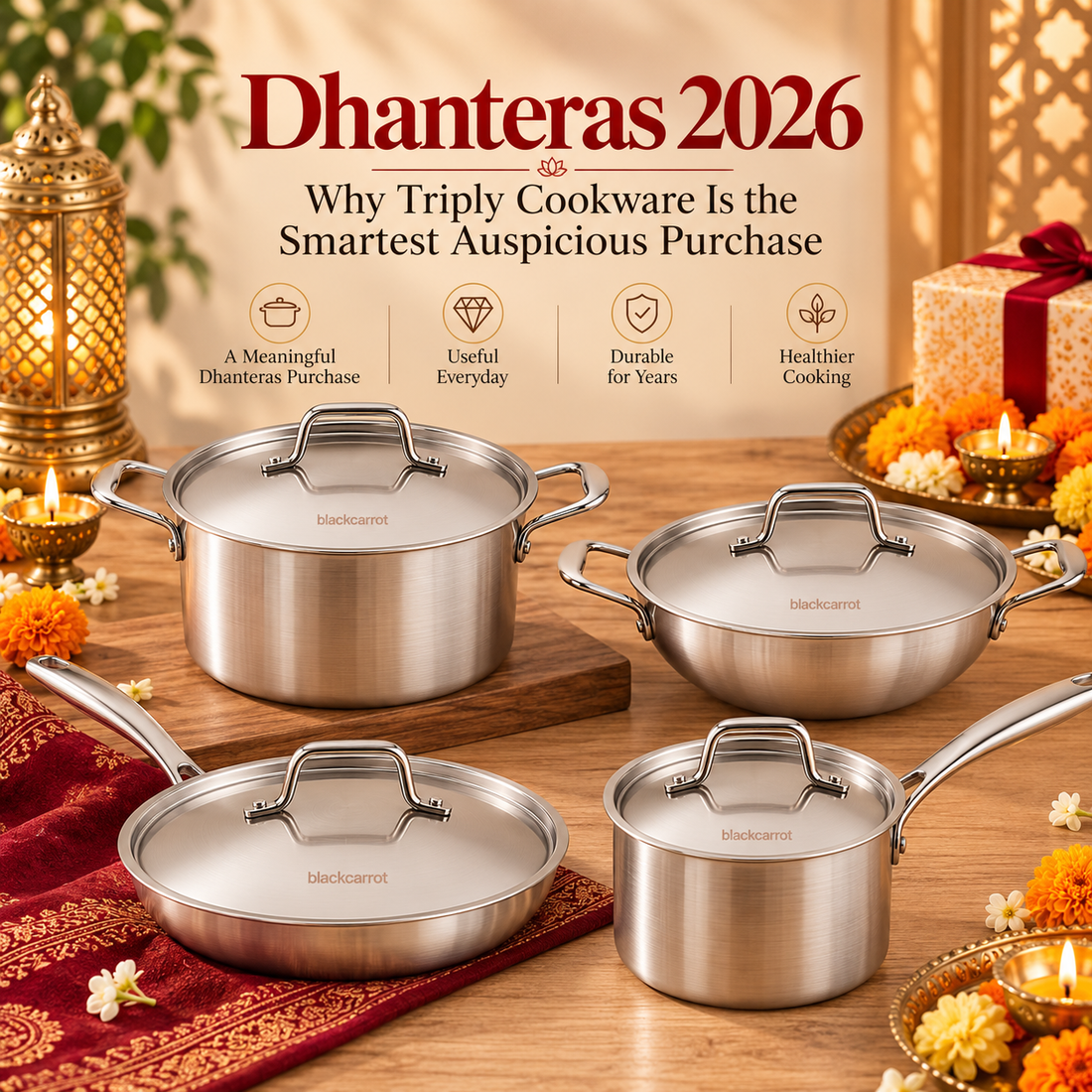 Dhanteras 2026: Best TriPly Cookware Gifts to Buy