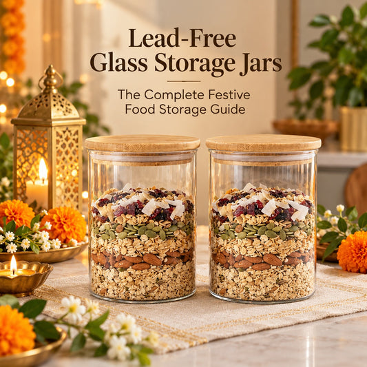Lead-Free Glass Storage Jars: The Complete Festive Food Storage Guide