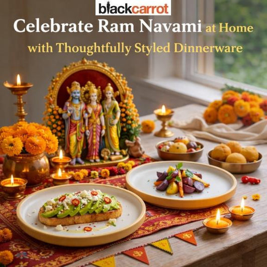 Celebrate Ram Navami at Home with Thoughtfully Styled Dinnerware BlackCarrot
