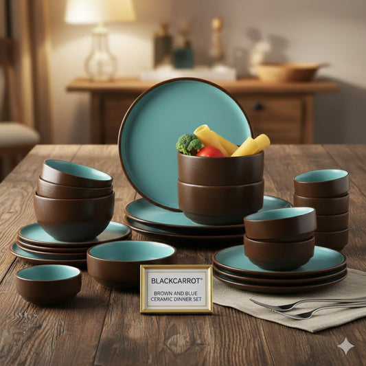 Durga Puja gift ceramic dinner set by BlackCarrot
