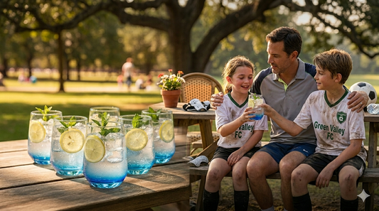 Water glass set: stylish and safe drinkware for daily use