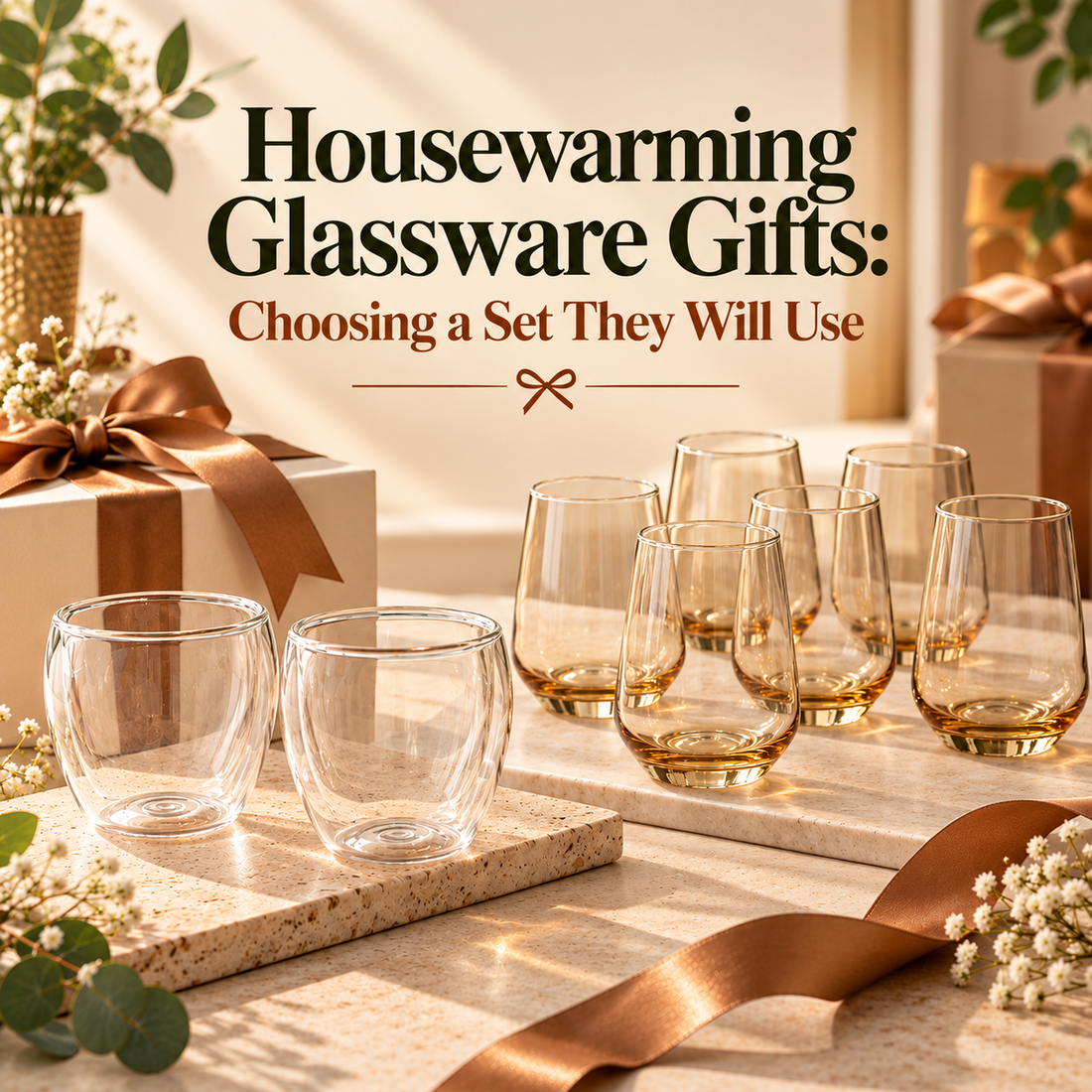 Housewarming Glassware Gifts: Choosing a Set They Will Use