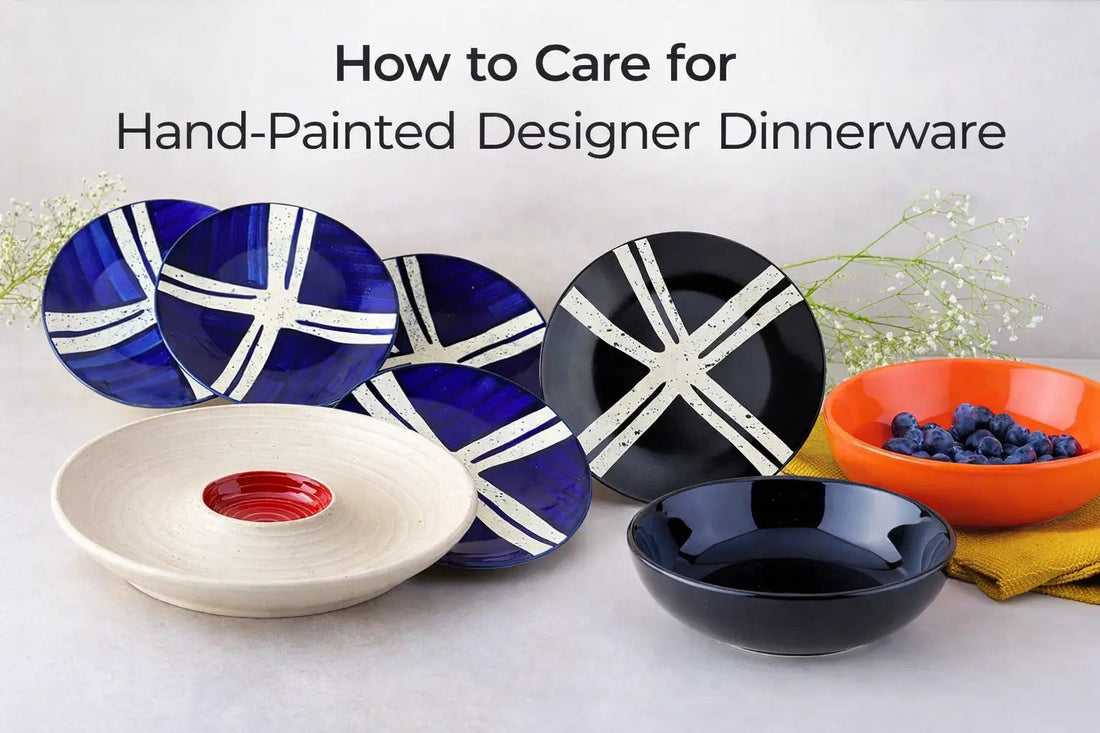 How to Care for Hand-Painted Designer Dinnerware BlackCarrot