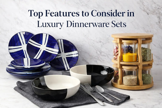 Top Features to Consider in Luxury Dinnerware Sets BlackCarrot