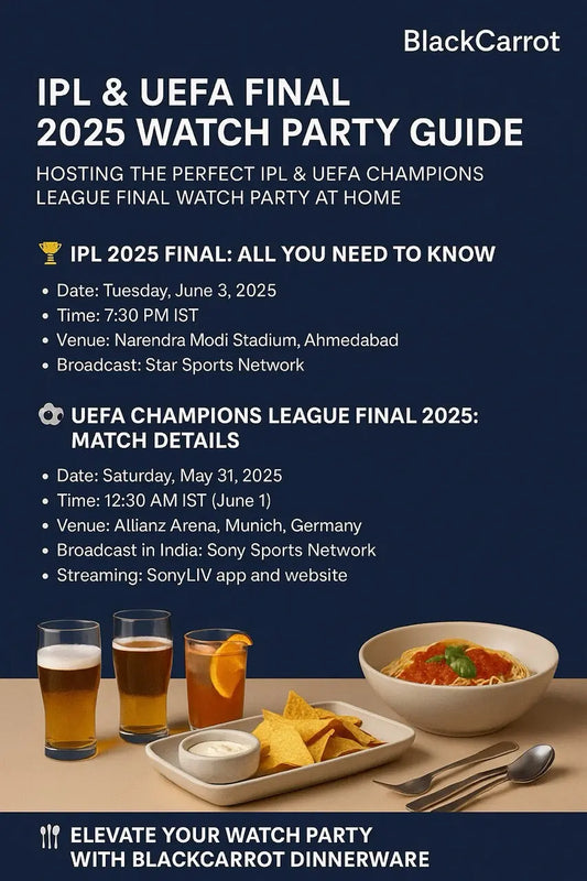 🏏⚽ Ultimate Guide to Hosting the Perfect IPL & UEFA Champions League Final Watch Party in India BlackCarrot