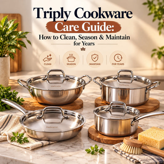 Triply Cookware Care Guide: How to Clean, Season & Maintain for Years