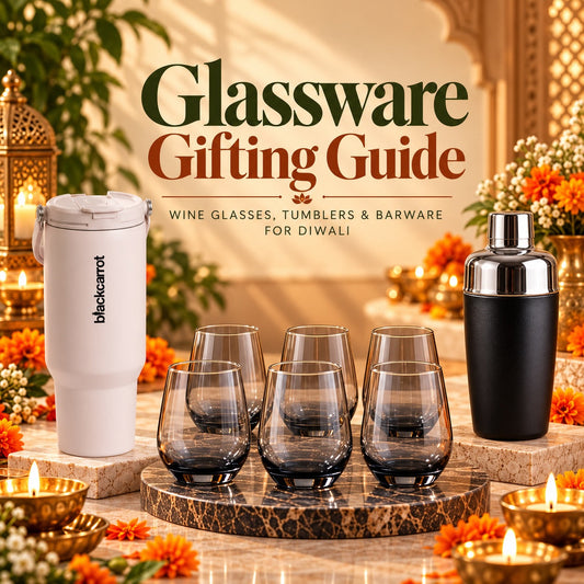 Glassware Gifting Guide: Wine Glasses, Tumblers & Barware for Diwali