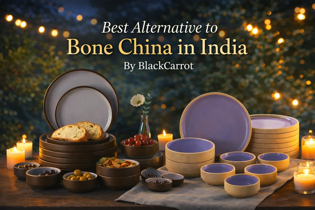 Why BlackCarrot is the Best Alternative to Bone China in India BlackCarrot