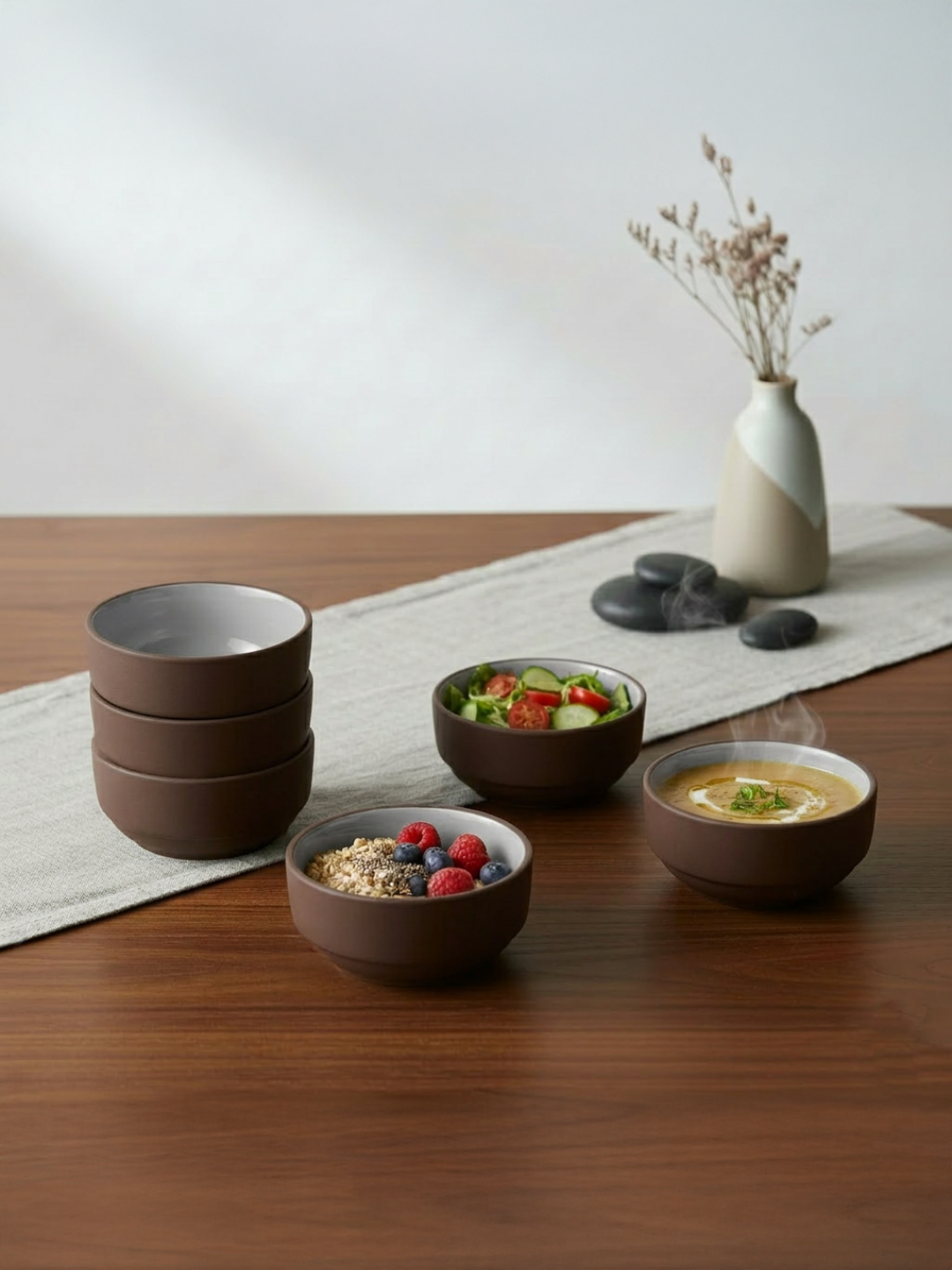 ceramic bowls, stoneware bowls, handmade bowls, serving bowls, snack bowls, Indian kitchen bowls