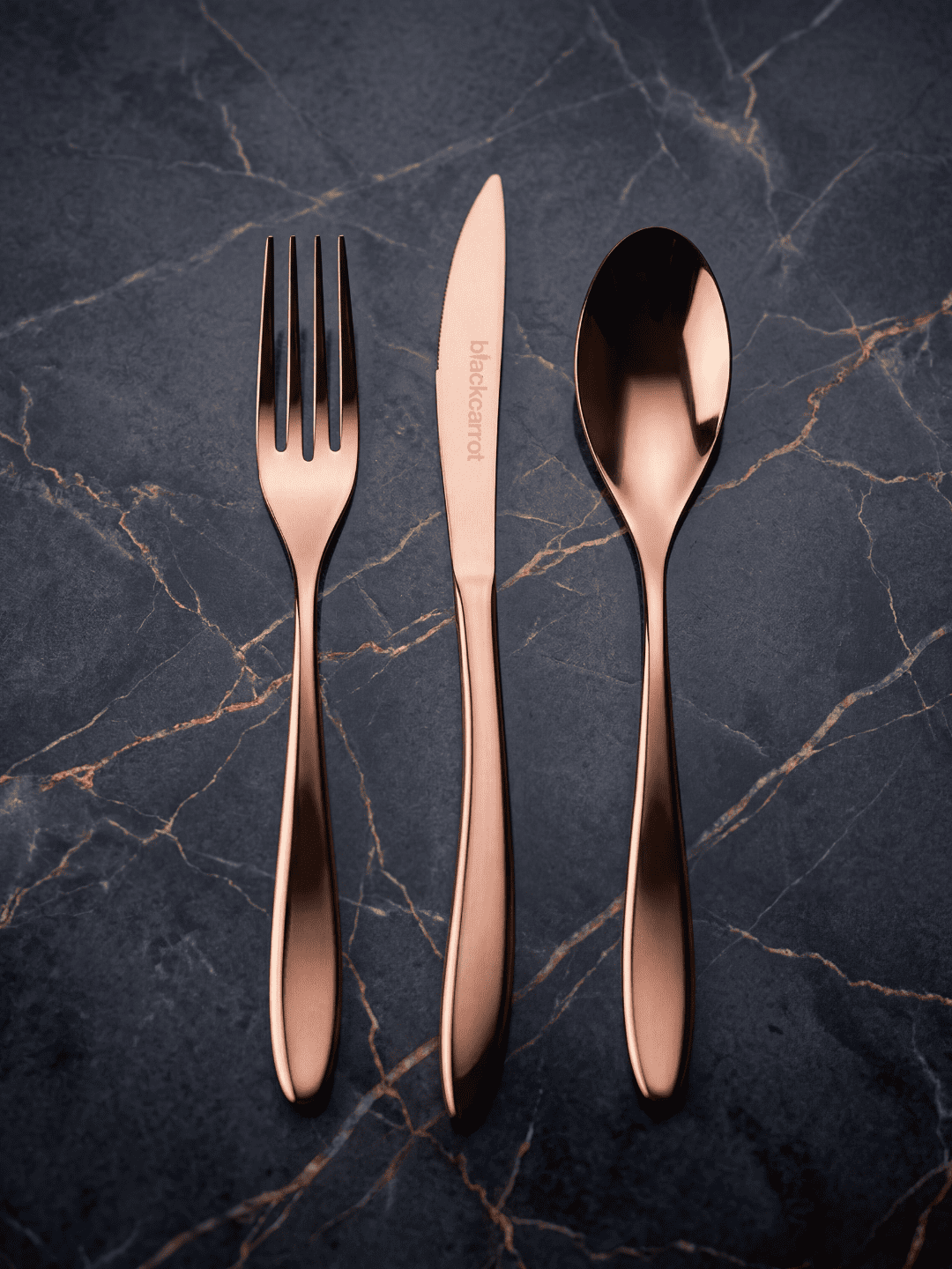 Rose Gold Finish BlackCarrot