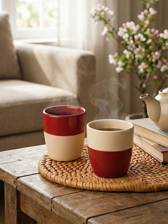 ceramic drinkware, ceramic cups, ceramic mugs, tea cups online, stoneware mugs India, handmade ceramic cups