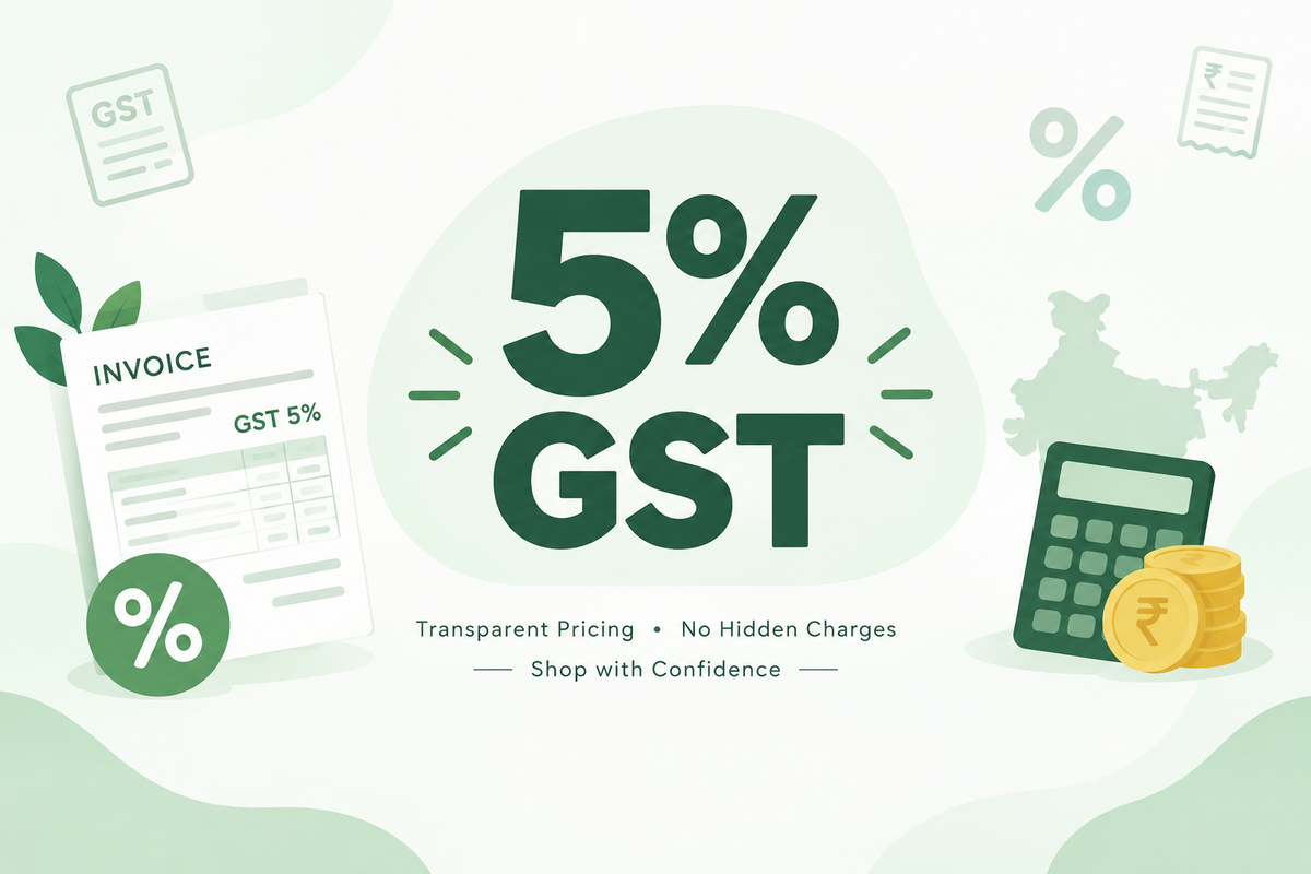 5% tax