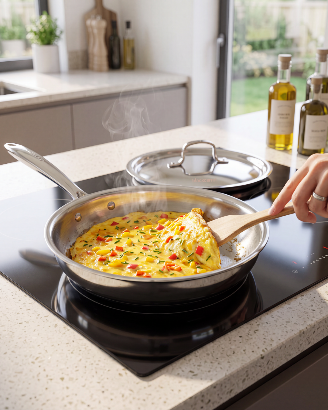 BlackCarrot-PureCook-Triply-Stainless-Steel-Fry-Pans-for-Everyday-Cooking BlackCarrot