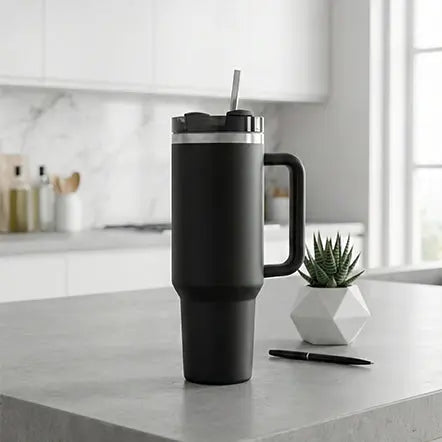 Black-carrot-304-food-grade-stainless-steel-tumbler-with-handle-and-straw