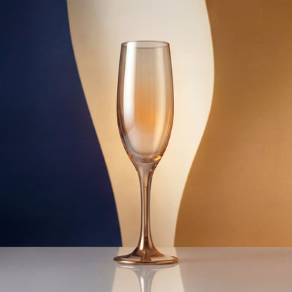 Black Carrot Golden Champagne Glass Set of 6 (170ml)