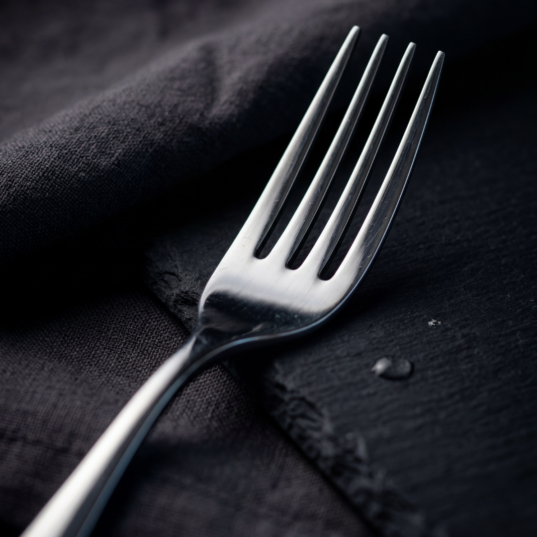 Black Carrot 304 Food Grade Stainless Steel Silver Mirror Finish Fork Set of 6 BlackCarrot