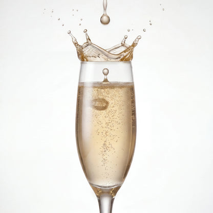 Black Carrot Golden Champagne Glass Set of 6 (170ml)