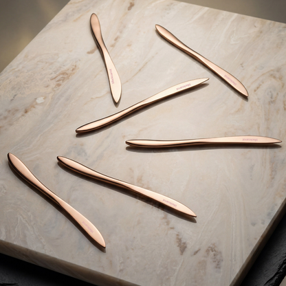 Black Carrot 304 Food Grade Stainless Steel Rose Gold Finish Cutlery Set of 20 Pcs BlackCarrot