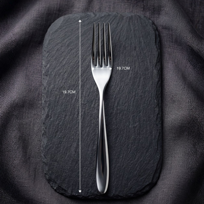 Black Carrot 304 Food Grade Stainless Steel Silver Mirror Finish Fork Set of 6 BlackCarrot