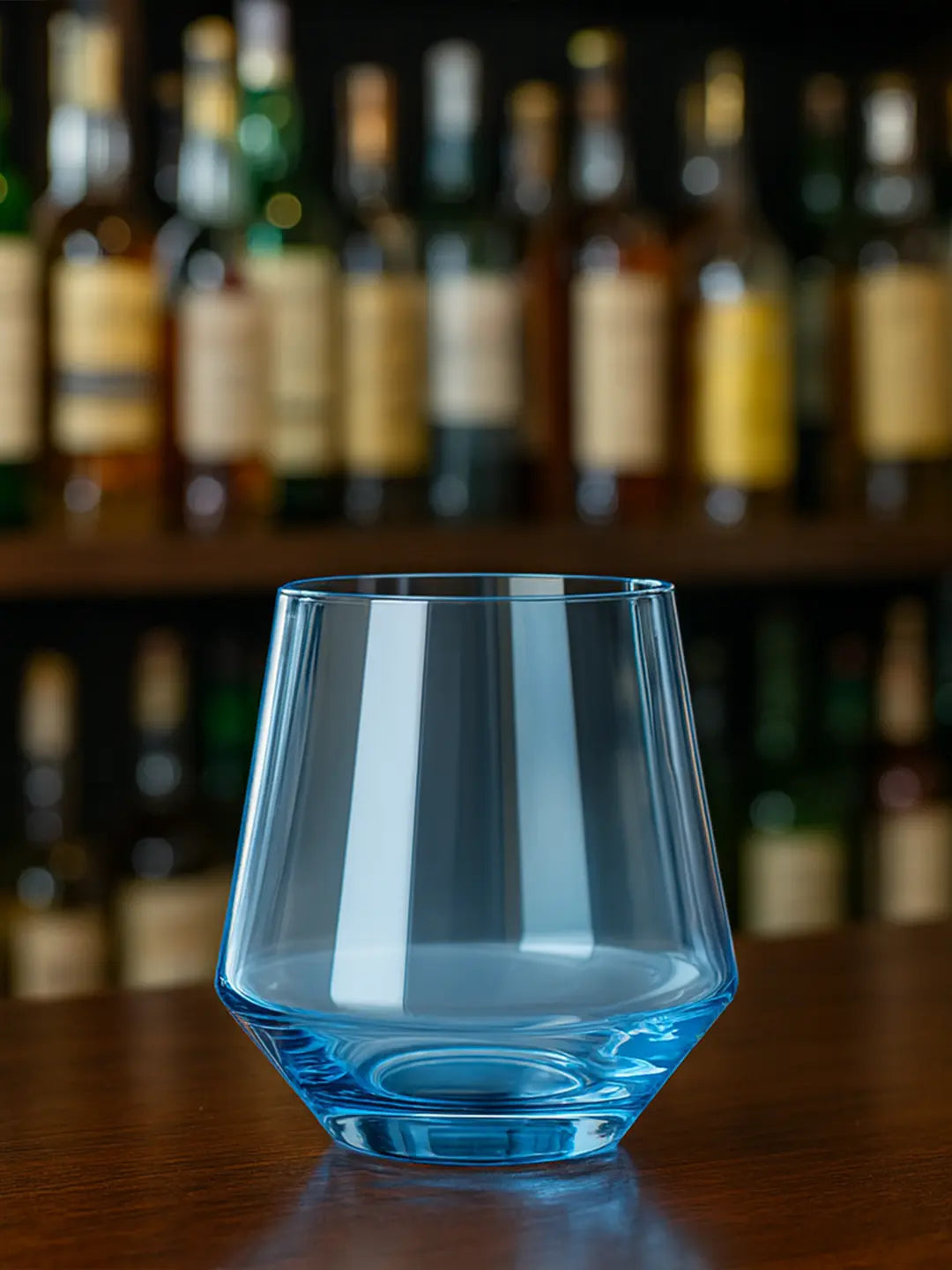 Black Carrot Lead Free Blue Cocktail Glass Set of 6 270ml BlackCarrot