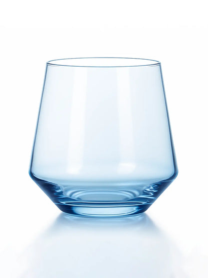 Black Carrot Lead Free Blue Cocktail Glass Set of 6 270ml BlackCarrot