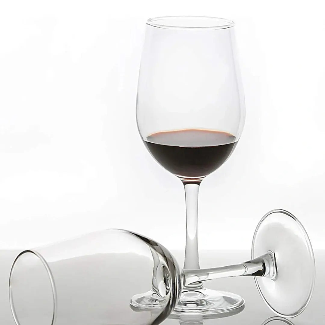 Black Carrot Lead Free Transparent Wine Glass Set of 6 320ml BlackCarrot