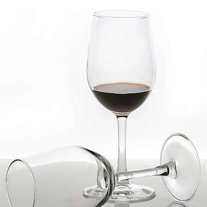 Black Carrot Lead Free Transparent Wine Glass Set of 6 320ml BlackCarrot