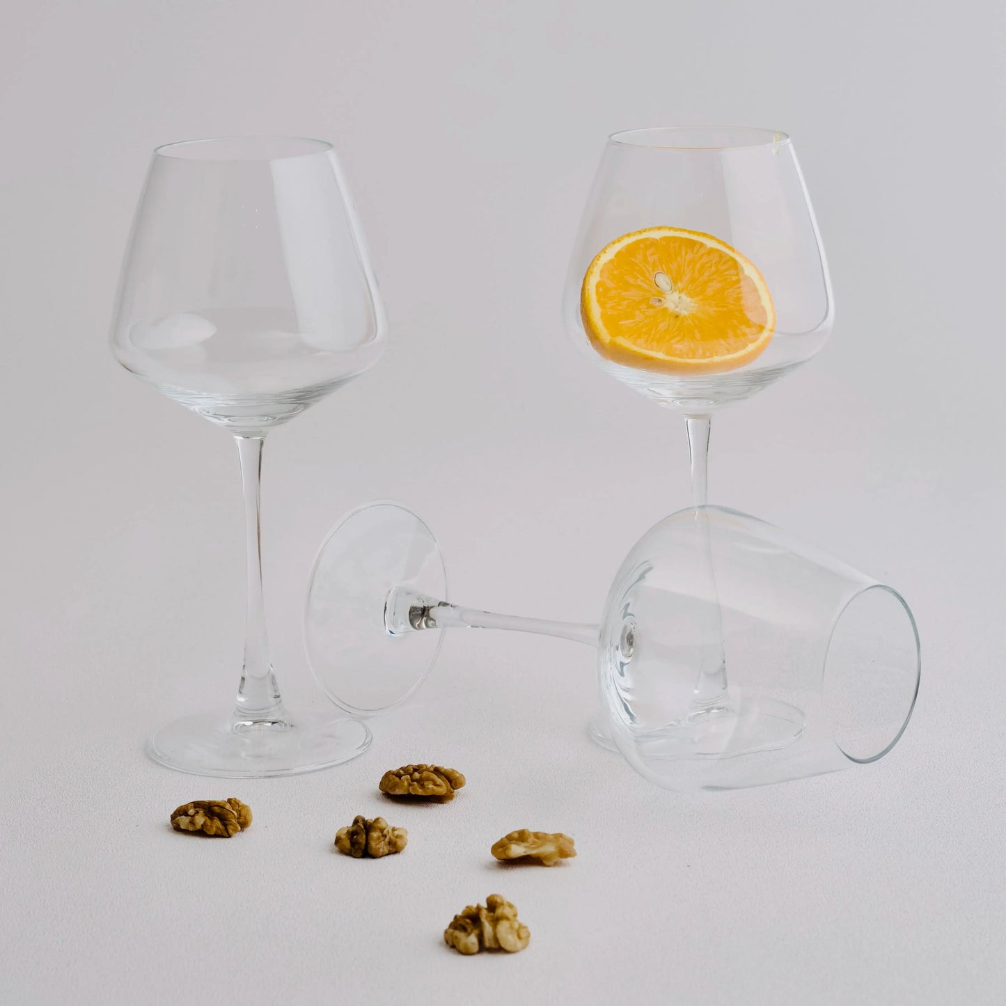 Black Carrot Lead Free Transparent Wine Glass Set of 6 460ml BlackCarrot