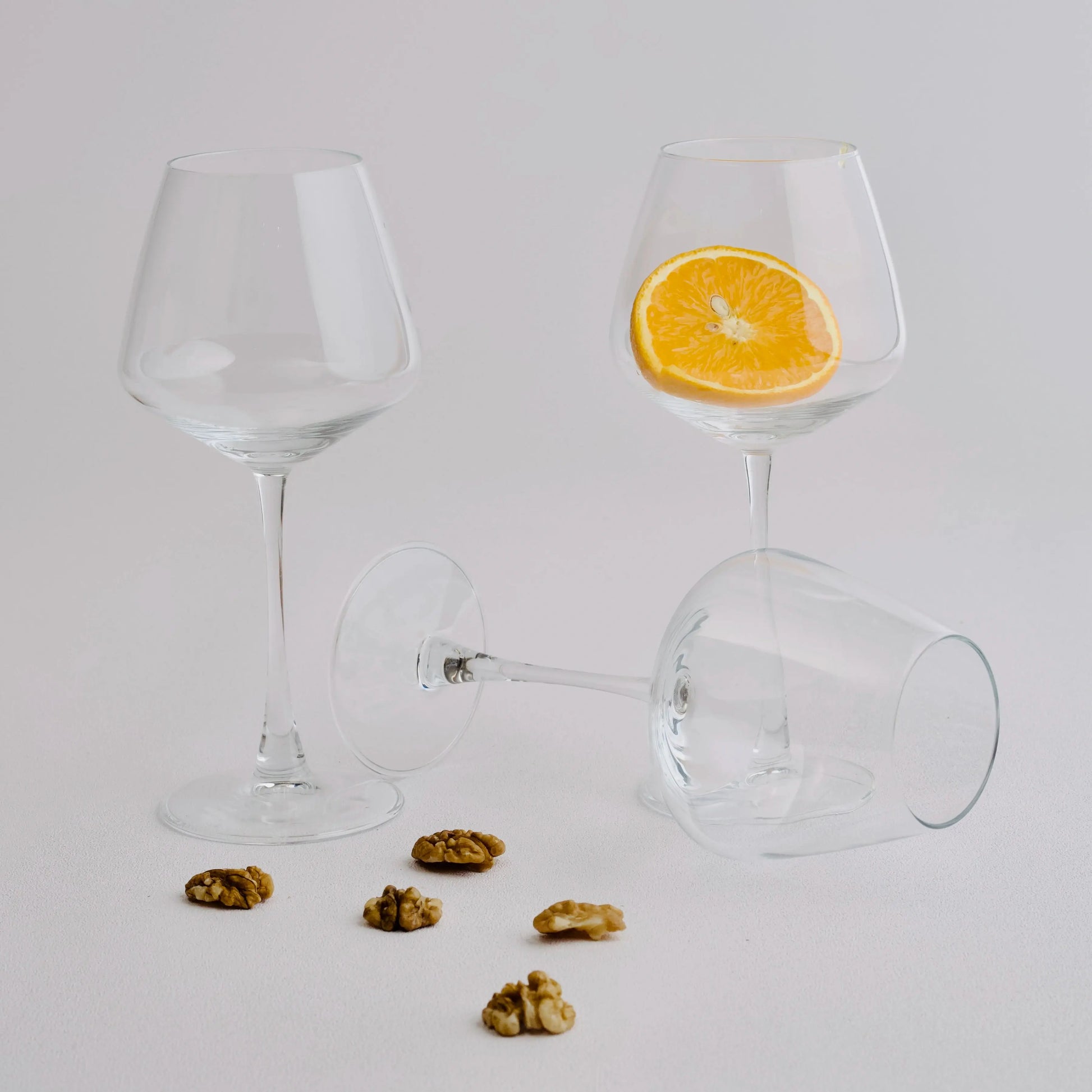 Black Carrot Lead Free Transparent Wine Glass Set of 6 460ml BlackCarrot