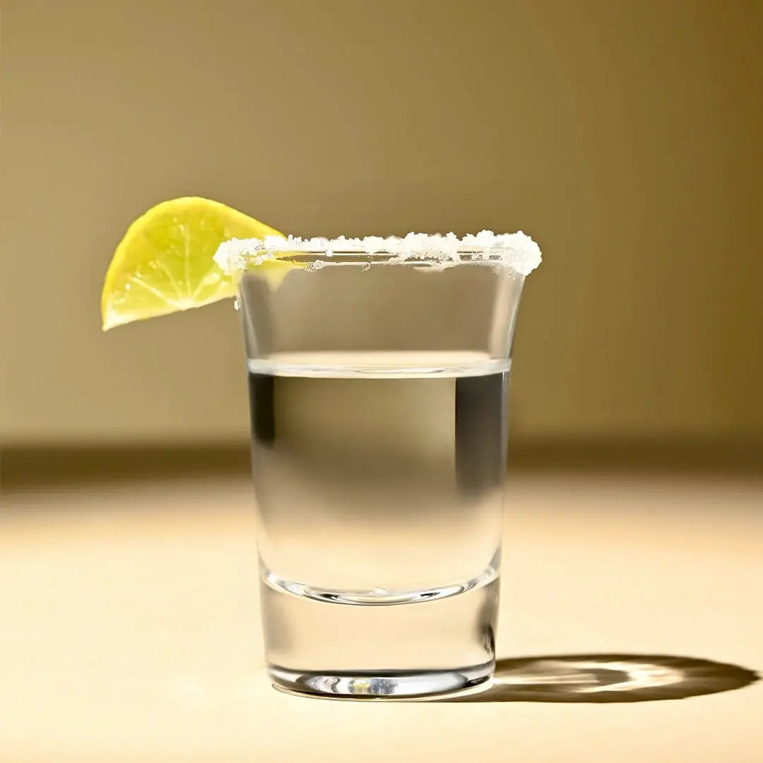 Black Carrot Transparent Shot Glass for Tequila Vodka Set of 6 40ml BlackCarrot