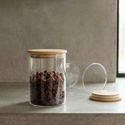 BlackCarrot-glass-jar-with-blackcarrot-wooden-lid-containing-blackcarrot-dried-fruits-on-blackcarrot-concrete-surface-for-blackcarrot-organized-storage