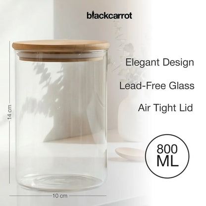 BlackCarrot-glass-storage-jar-with-blackcarrot-wooden-lid-and-blackcarrot-air-tight-seal-for-blackcarrot-elegant-storage-and-blackcarrot-800ml-capacity