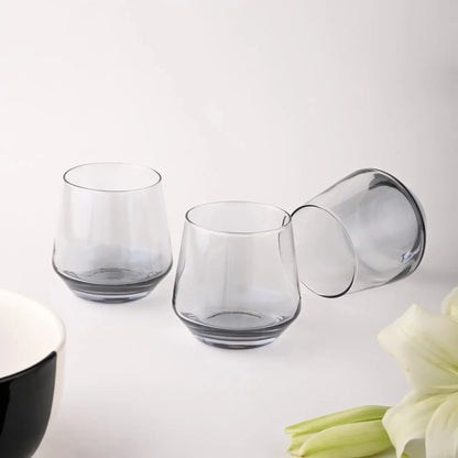 Black Whiskey Glass Set of 6 270ml BlackCarrot