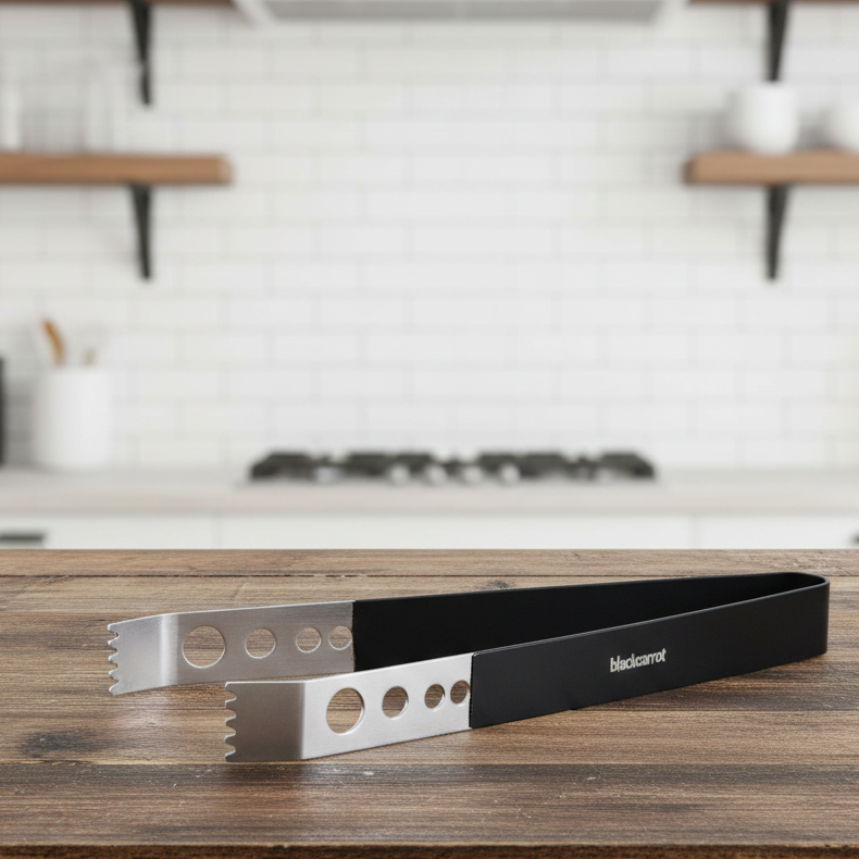 Black Carrot's Black Ice Tong - 304 Food Grade Stainless Steel BlackCarrot