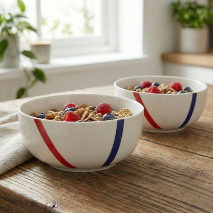 BlackCarrot Porcelain Ceramic Dinner Set 20 Pieces Spanish White Crockery BlackCarrot