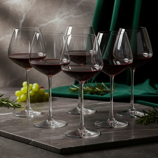 Lead-Free-Transparent-Wine-Glass- Set-of-6-460ml-BlackCarrot