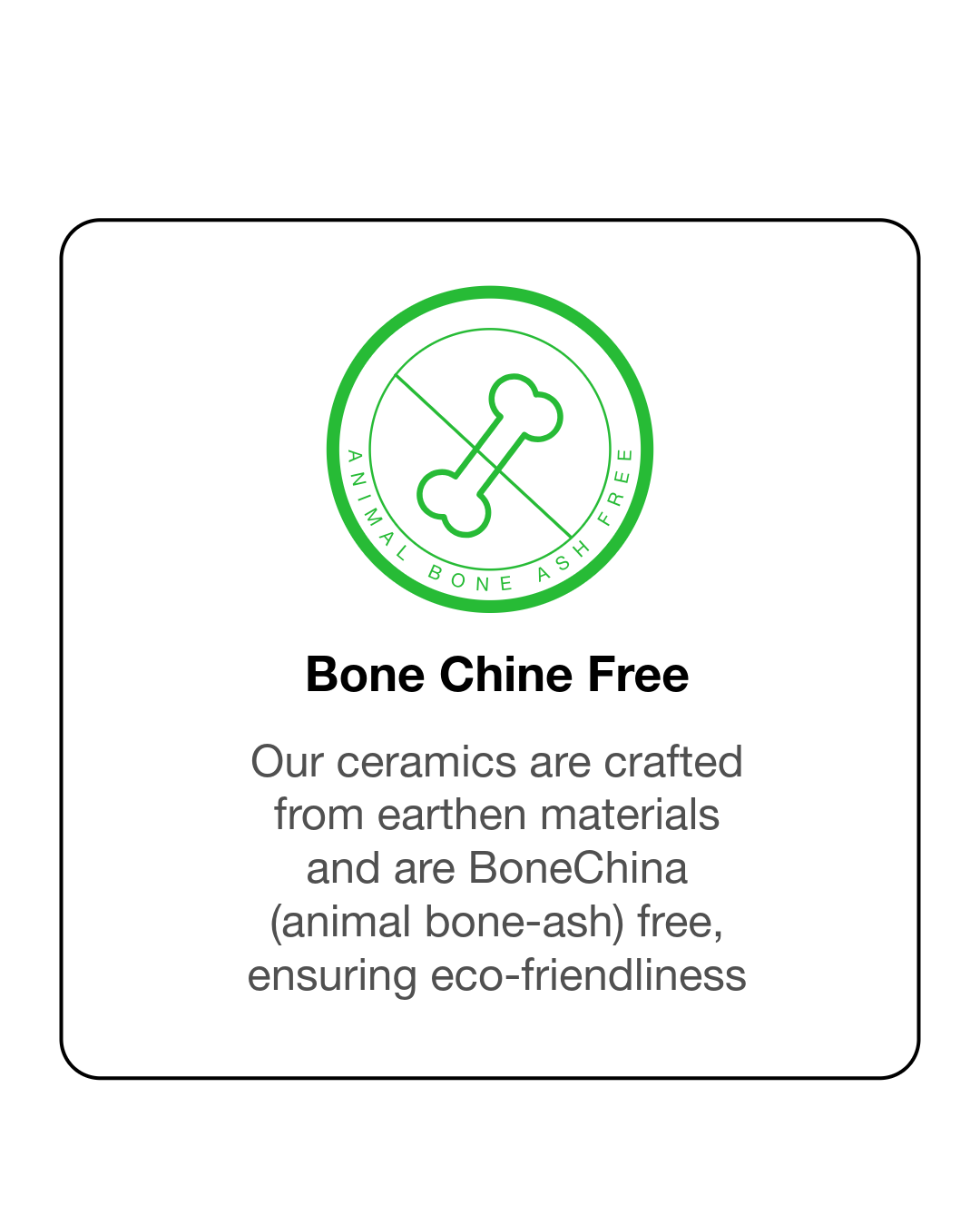 Bone ash free